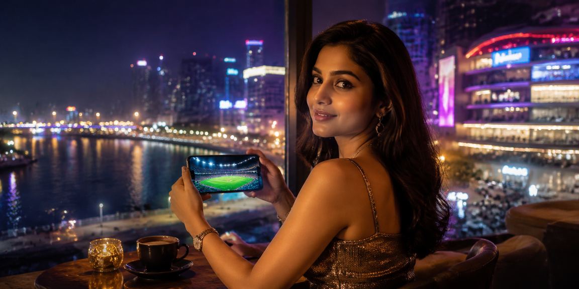 User making payments on mobile casino app at Ahmedabad riverfront