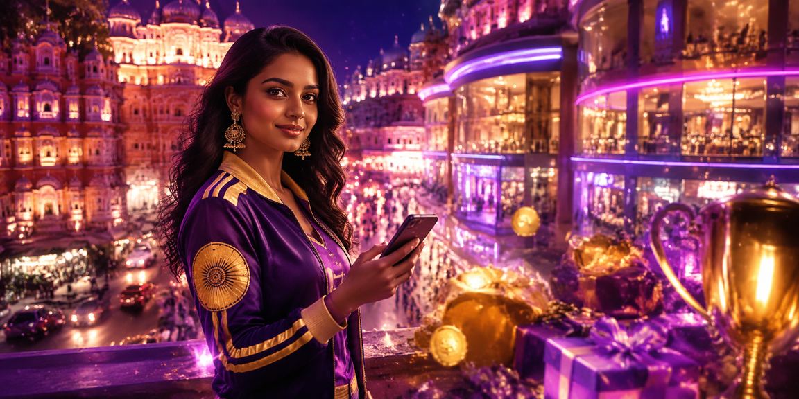 Neon lights over Jaipur cricket betting market